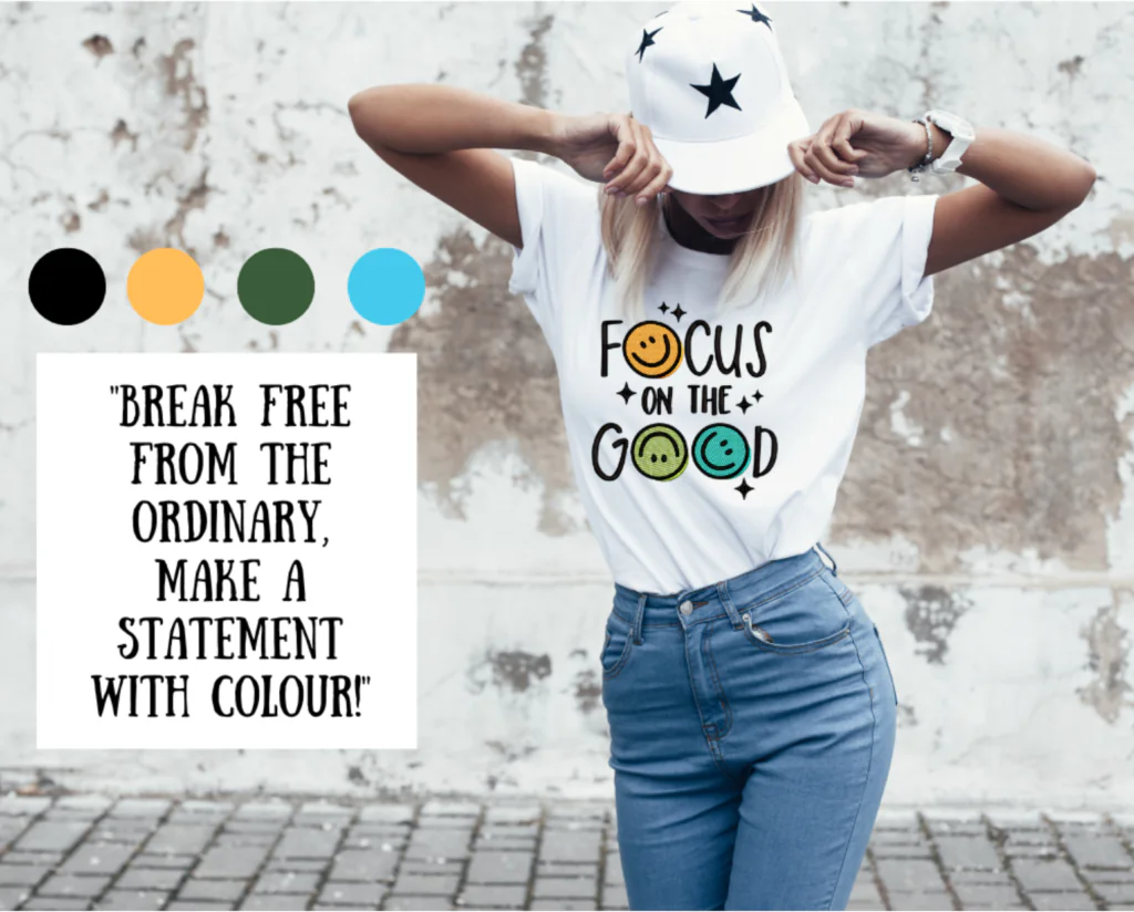 Focus On The Good | Tee | poshstitches 'n' creations