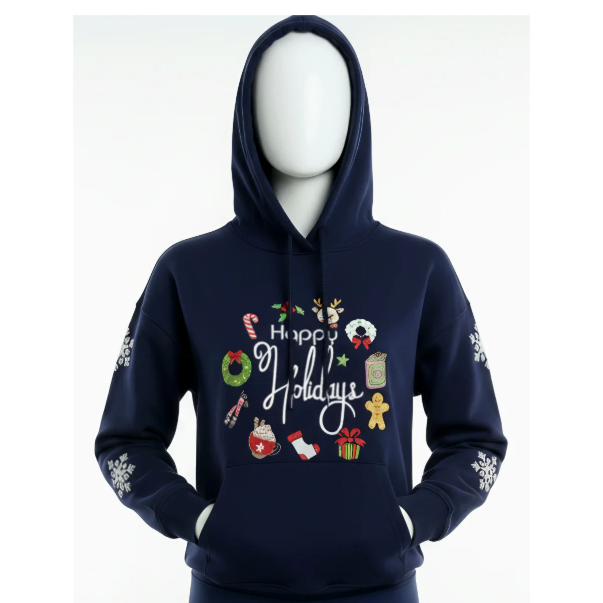 3 Christmas doodles embroidered jumper - Image 1