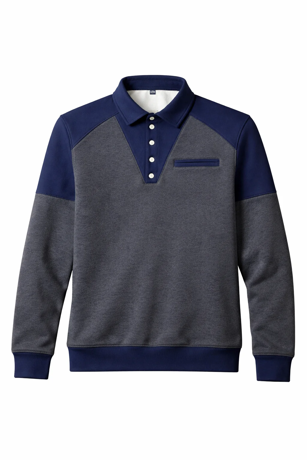 ChatGPT Image Mar 30, 2026, 11_40_42 AM Flex Panel Polo Sweatshirt (Men’s Long Sleeve) - Image 1